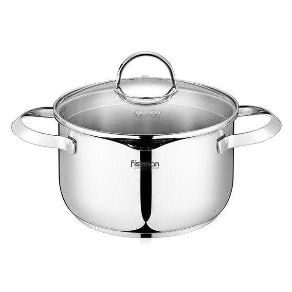 

Кастрюля CALLISTO 24x11.5 см / 5,0 л со стеклянной крышкой (нерж. сталь)