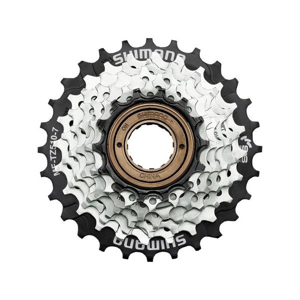 

Зірки задні з трещеткой SHIMANO MF-TZ510-7, 14-28, срібл, 7-зв.