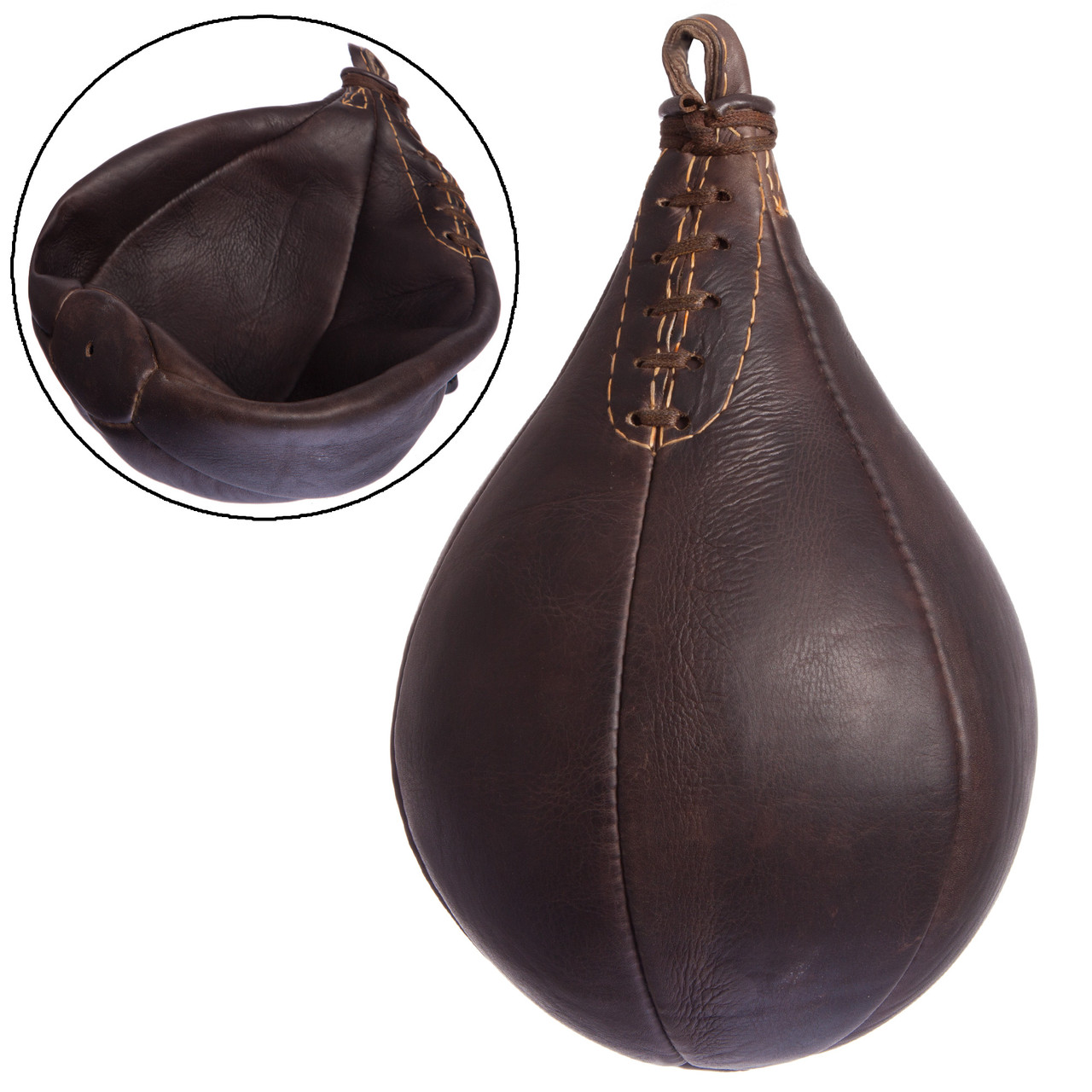 

Груша пневматическая каплевидная подвесная Vintage Punch ball My Fit 0259 Brown