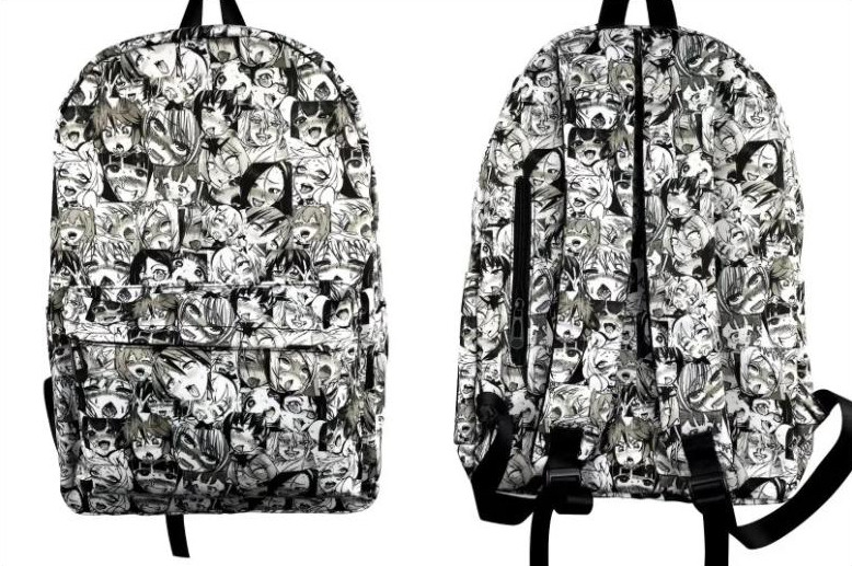 

Рюкзак Ахэгао O-Face Вайфу Waifu bagpack М 25.52.329