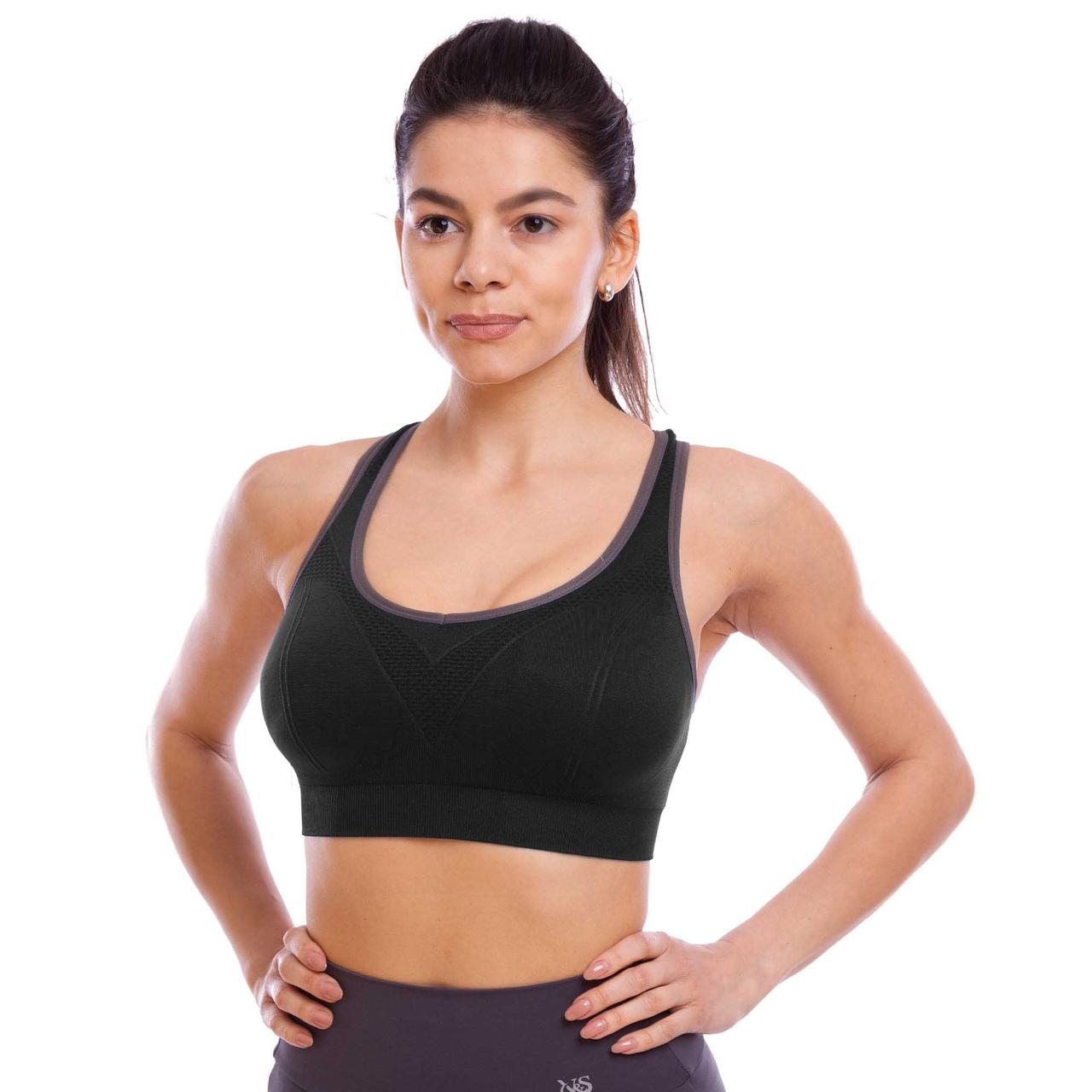 

Спортивный топ для фитнеса и йоги Zelart My Fit 0230 размер L (44-48) Black