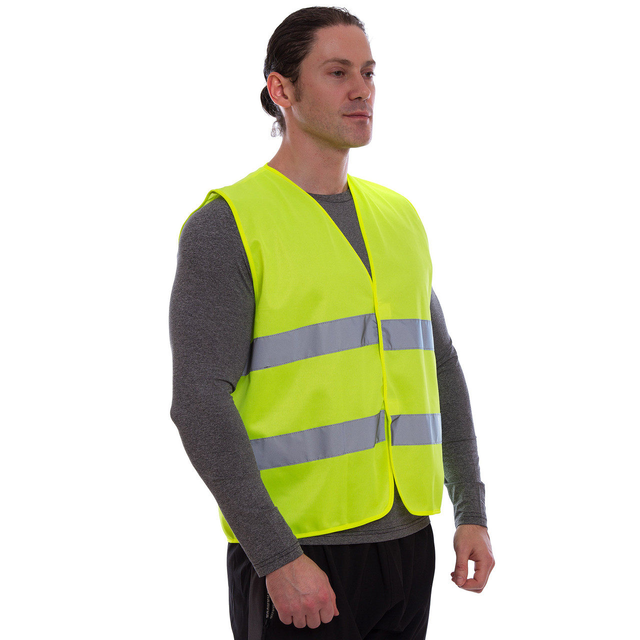 

Жилет светоотражающий сигнальный на липучках Zelart Sprinter 1218 Neon Green