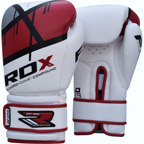 

Боксерские перчатки RDX Rex Leather Red 10 унций