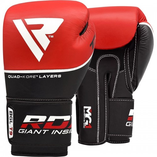 

Боксерские перчатки RDX Quad Kore Red 14 унций