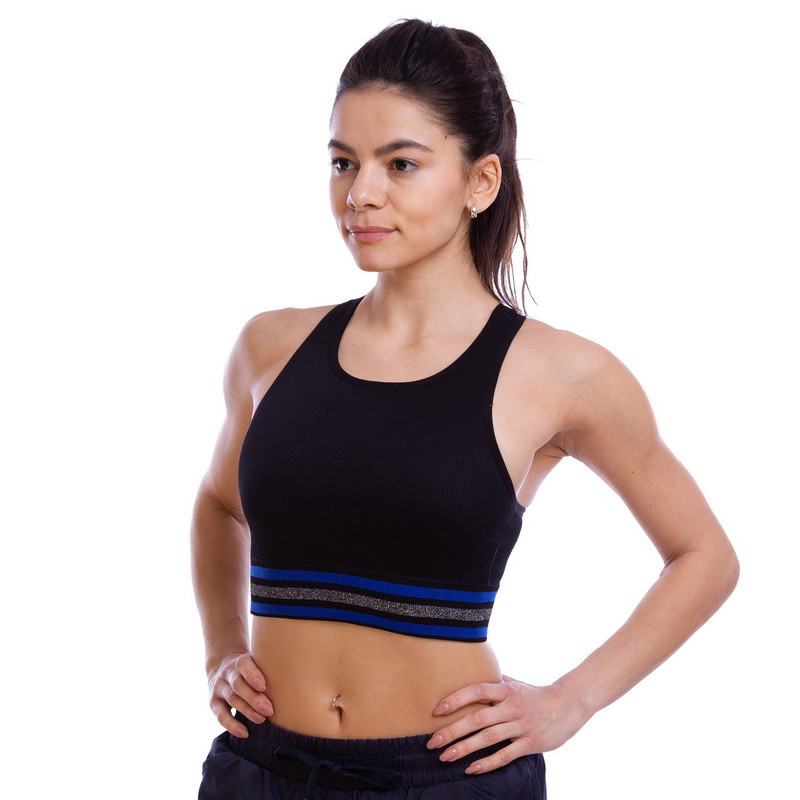 

Спортивный топ для фитнеса и йоги Zelart My Fit 1559 размер  (44-48) Black, Спортивный топ для фитнеса и йоги Zelart My Fit 1559 размер L (44-48) Black