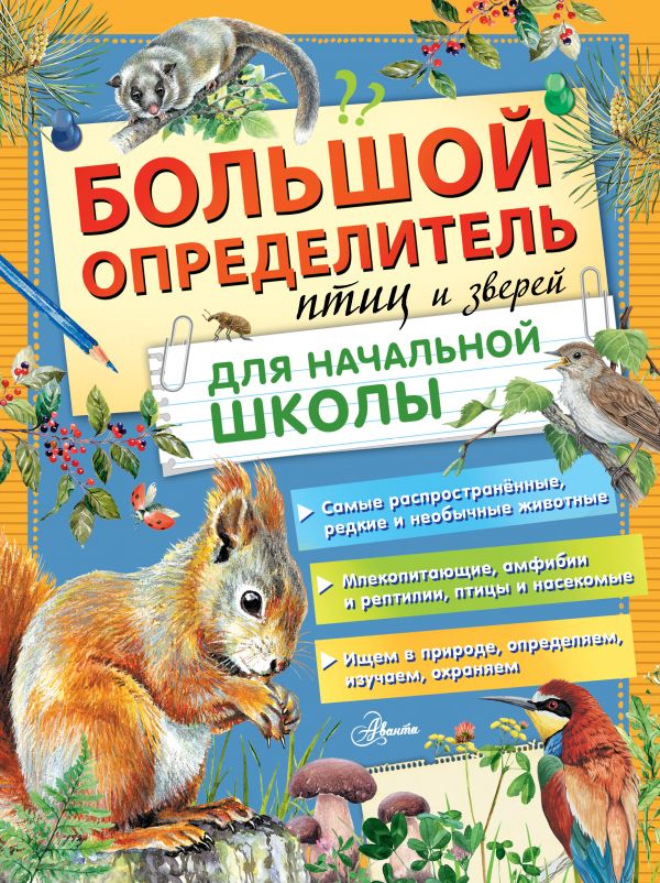 

Большой определитель птиц и зверей для начальной школы