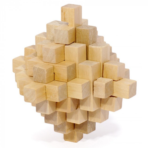 

Деревянная головоломка 3D Wood Puzzles Большой кристалл