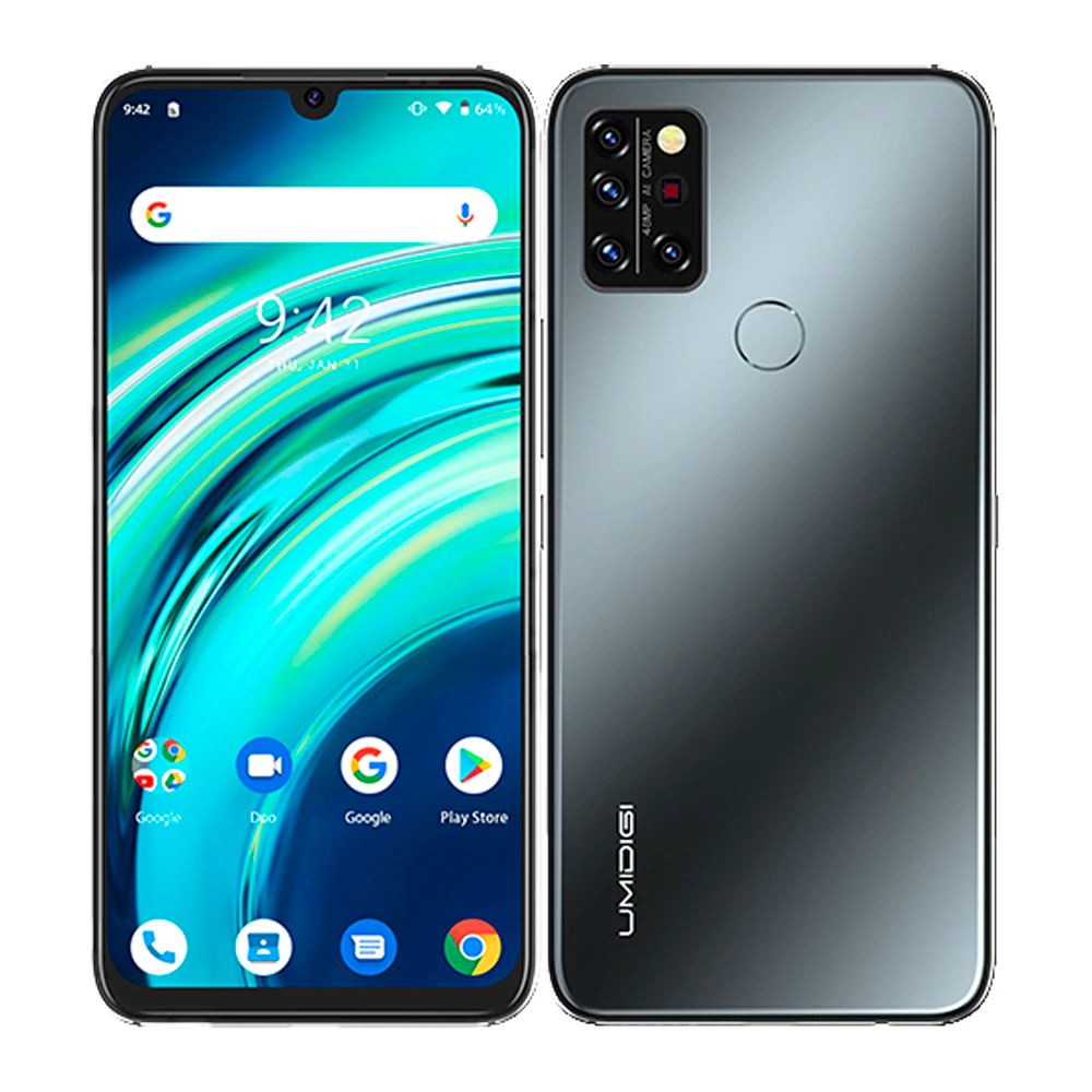 

Мобільний телефон Umidigi A9 Pro 8/128Gb black 6.3" 4150mAh Термометр (1243 zp)