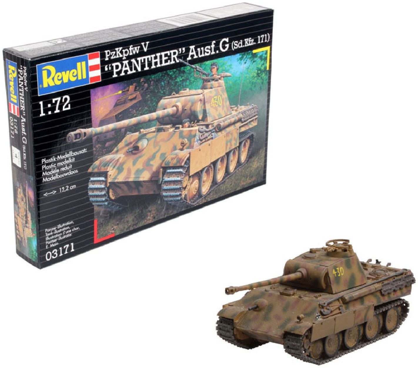 

Сборная модель Revell Танк Пантера. Масштаб 1:72 (RVL-03171) (4009803031712)