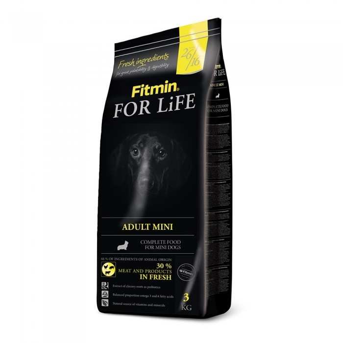 

Сухой корм Fitmin dog For Life adult mini для малых пород 3 кг (ф1346)