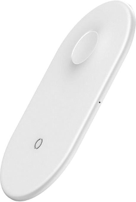 

Беспроводное зарядное устройство Baseus Smart 2in1 Wireless Charger (Type-C Version) White