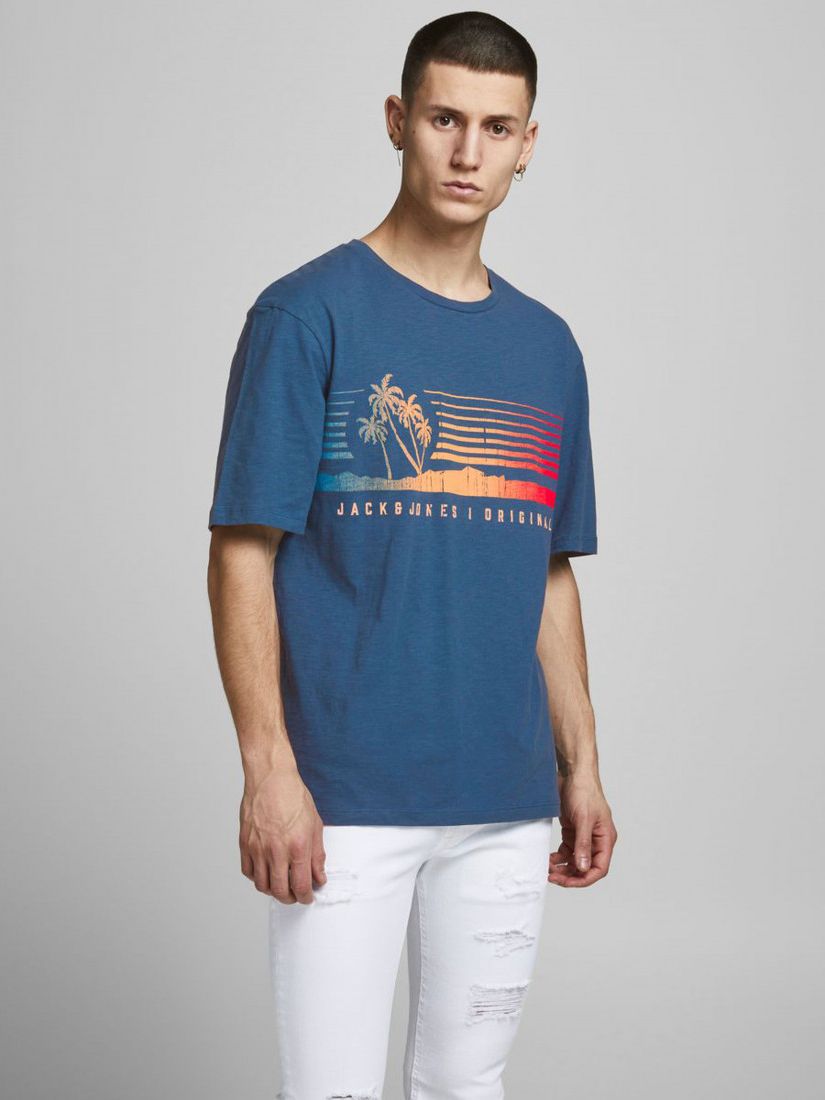 

Футболка Jack & Jones 12188258-64050 M Ensign Blue