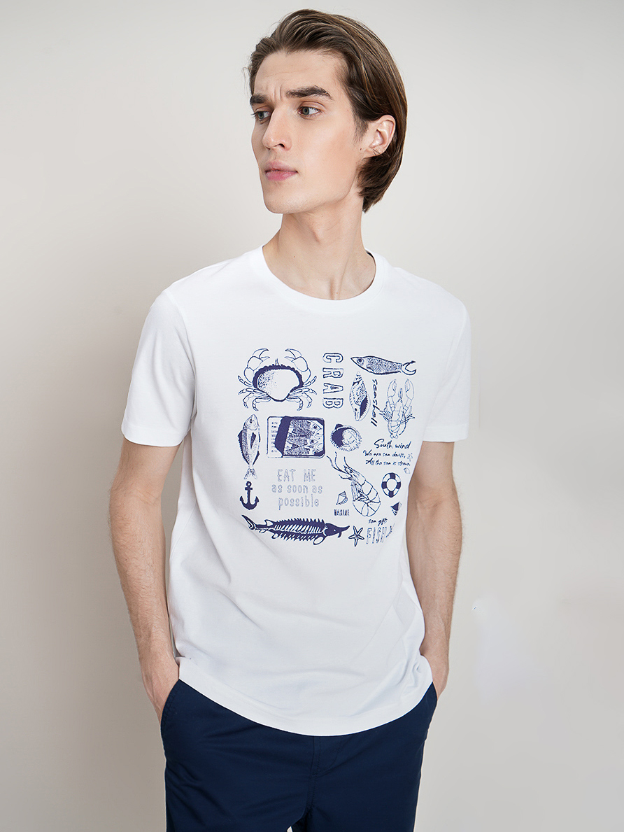 

Футболка O'STIN Casual 3VRRQ5CMEJ S Белая