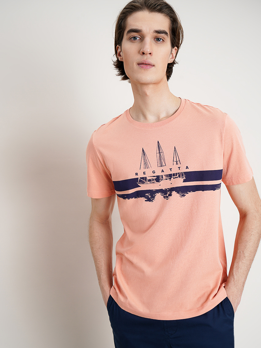

Футболка O'STIN Casual U3EPV4A01A S Персиковая