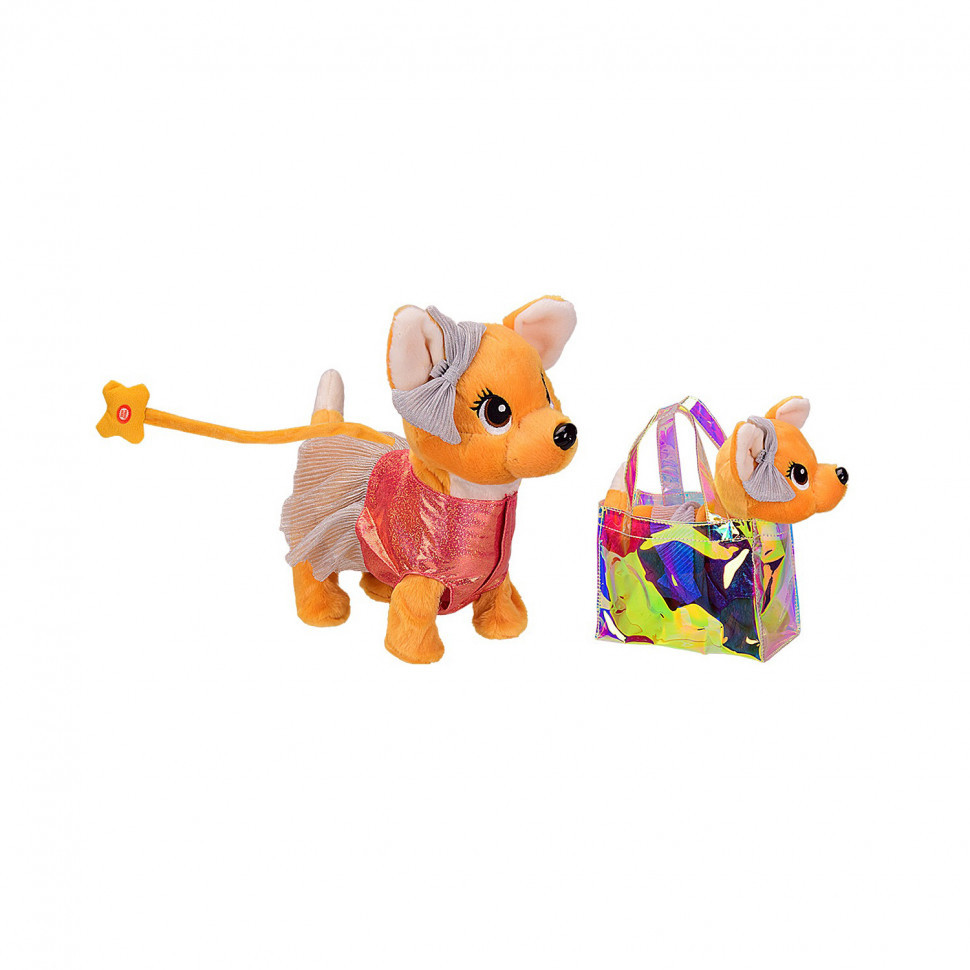 

Собака в сумке A-Toys, золотая, музыкальная, BL-223