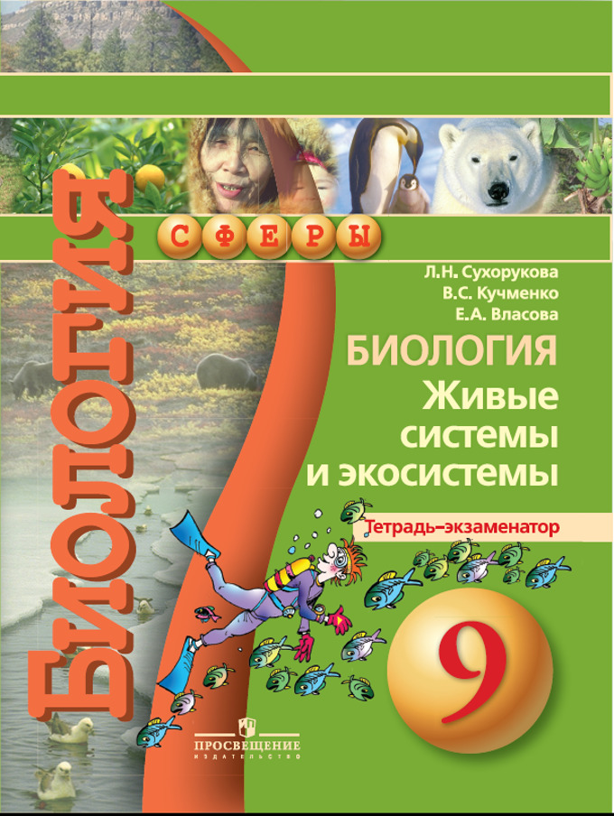 

Биология. Живые системы и экосистемы. Тетрадь-экзаменатор. 9 класс: пособие для учащихся (1099949)