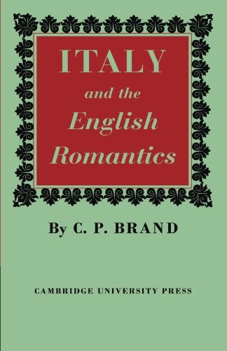 

Italy and the English Romantics