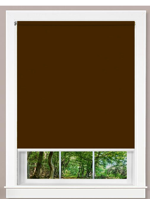 

Ролета Roll Star 80x180 см ВО Блэкаут Кофе (5825)