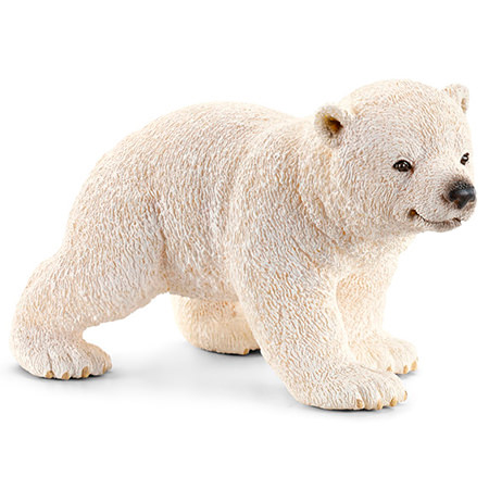 

Белый медвежонок на прогулке, игрушка-фигурка, Schleich (12-7911)