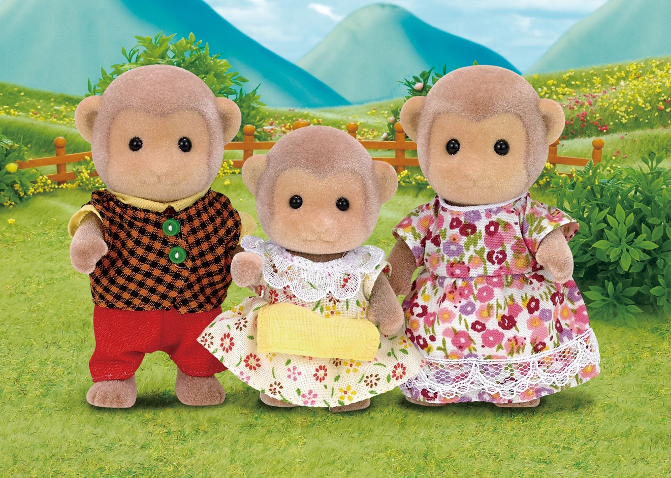 

Сім'я Мавп Sylvanian Families (12-24090)