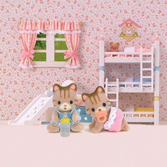 

Полосатые котята-двойняшки. Sylvanian Families (12-11238)