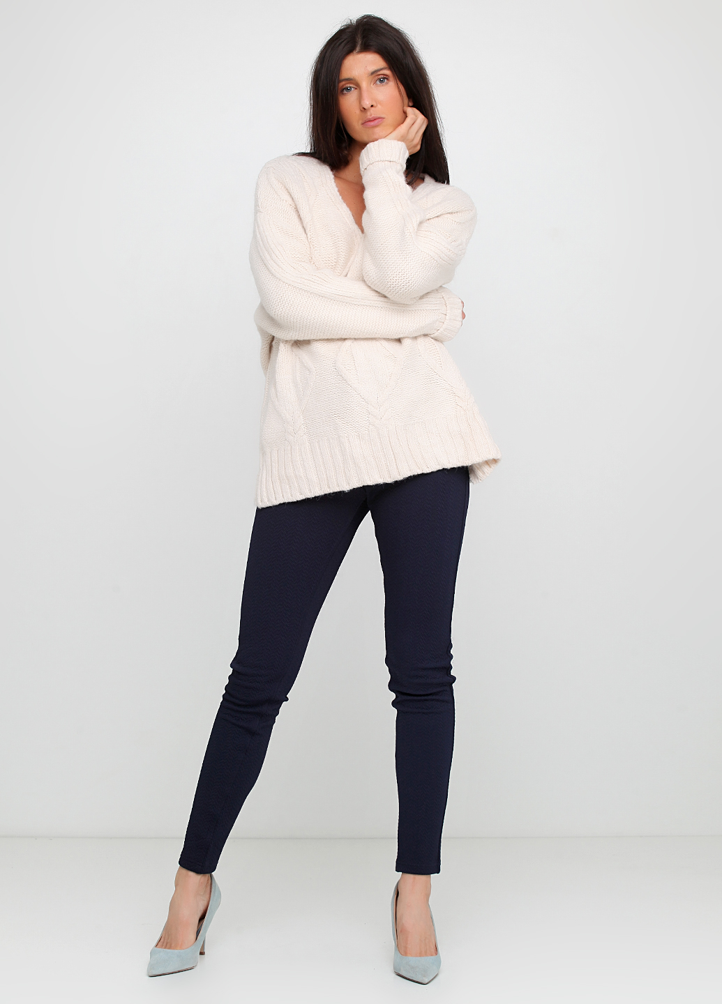 

Брюки H&M S Темно-синий 24-2806_02