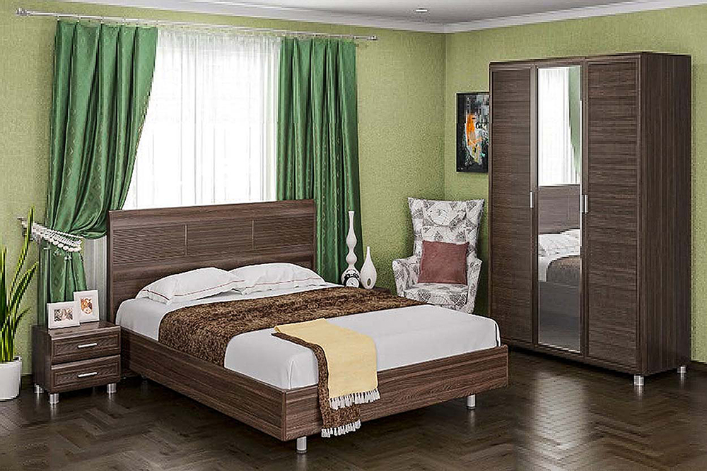 

Спальня комплект Лером Мелисса из МДФ 180*200 см Дуб Пасадена (ler-1309)