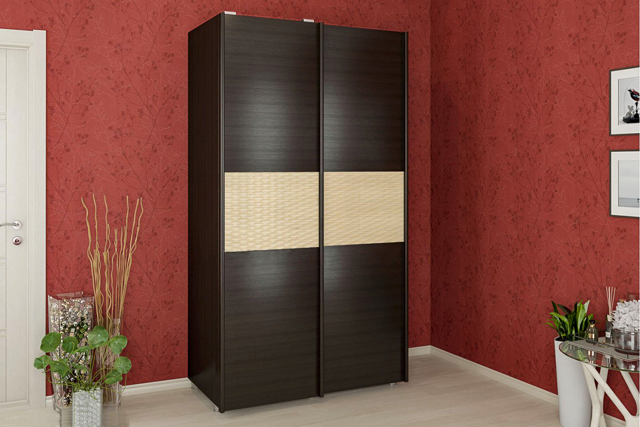 

Шкафы купе Лером 217x120x65 см Дуб Венге - комбинированный (ler-3007)