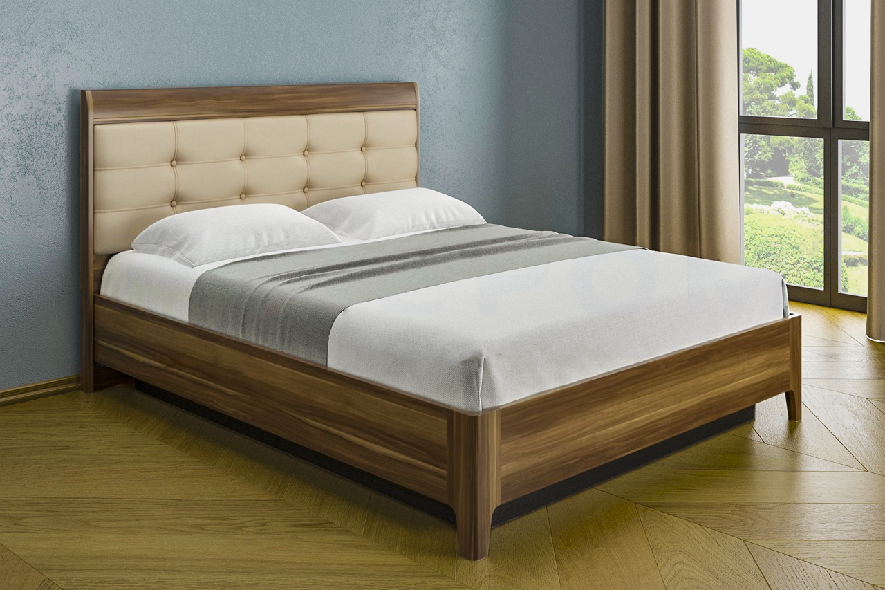 

Кровать Лером Камелия 120*200 см Слива Валлис (ler-611)