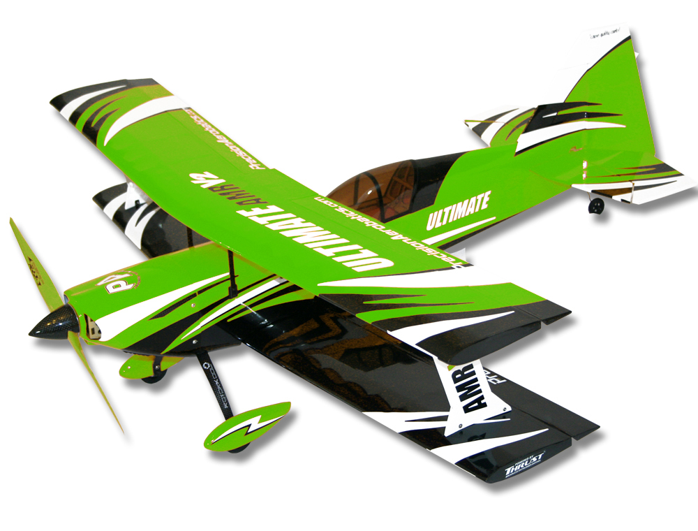 

Літак радіокерований Precision Aerobatics Ultimate AMR 1014мм KIT (зелений)