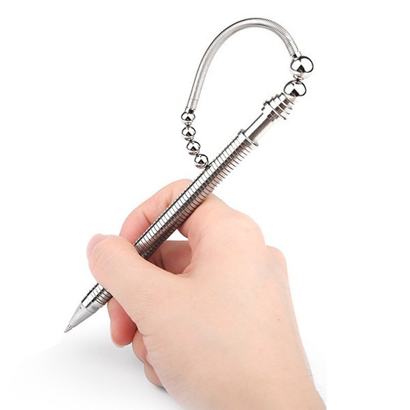

Ручка металлическая антистресс, гибкая с неодимовыми магнитами (AC-Think-Pen)