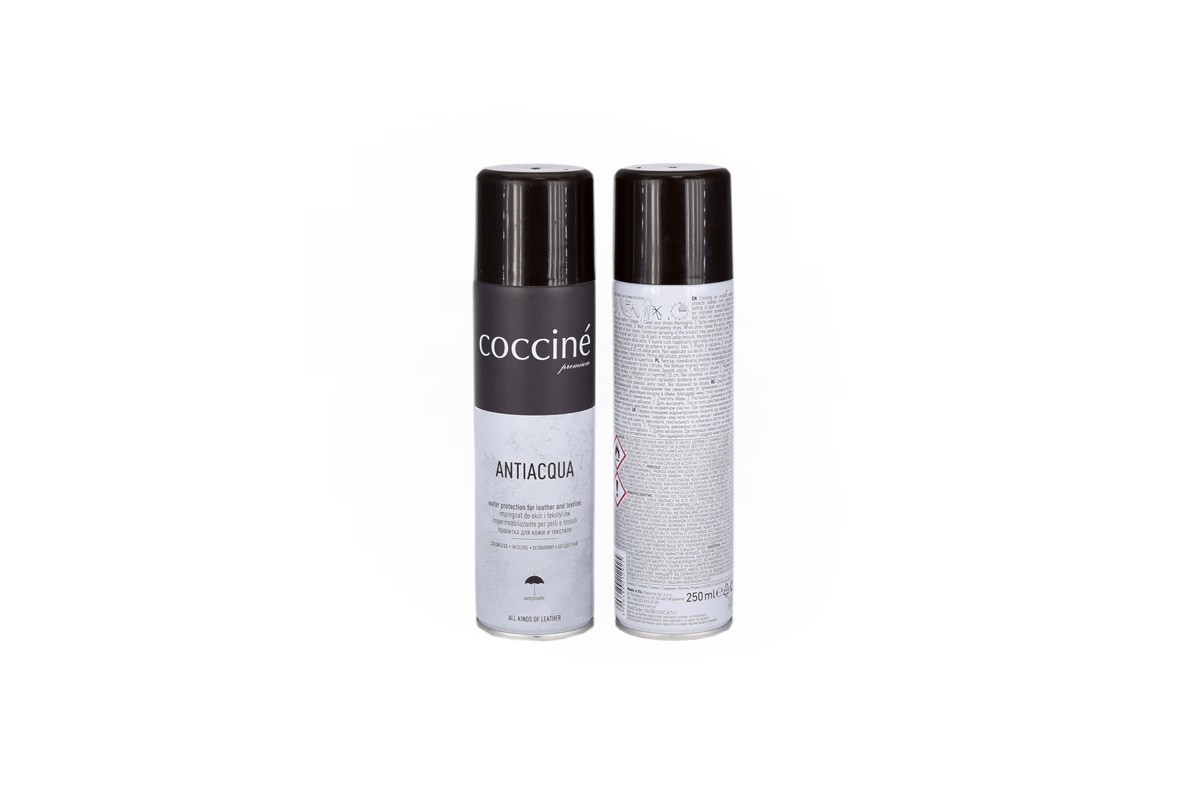 

Пропитка для кожи и текстиля Coccine ANTIACQUA 250мл Черный 55/58/250/02