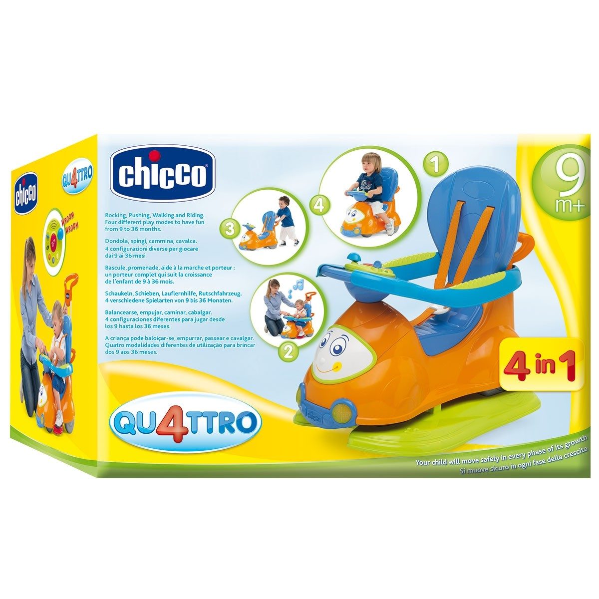 

Игрушка для катания "Машина 4 в 1" Chicco (60703.00)