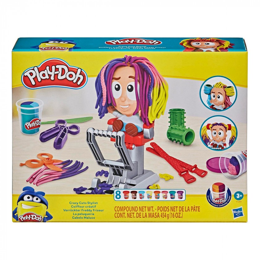 

Набір для творчості Play-Doh з пластиліном "Шалені зачіски" (F1260)