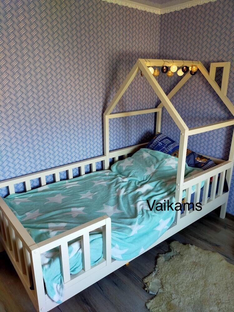 

Детская кровать домик LittleBabyDreams Everest 190/80 белая