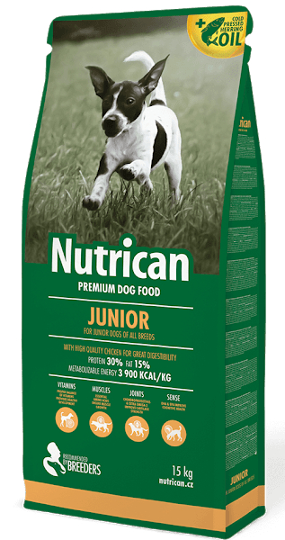 

Корм для собак Nutrican Junior 15 кг
