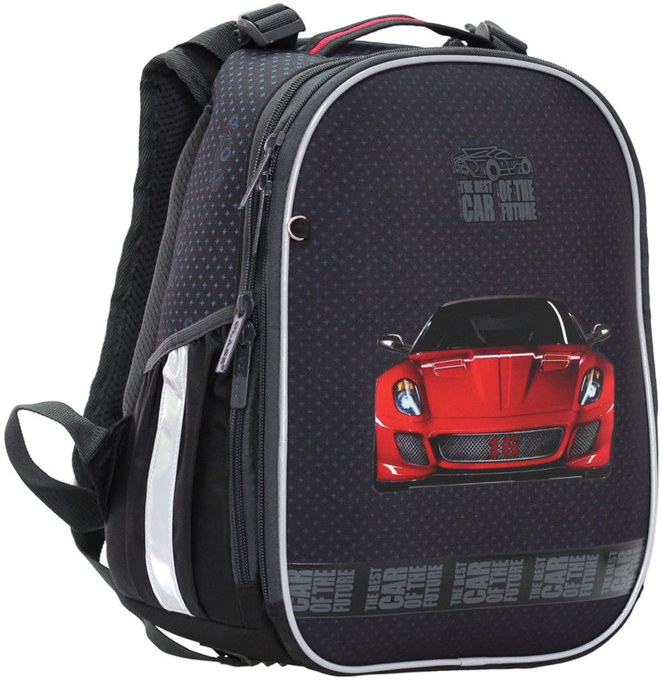

Рюкзак школьный каркасный CLASS мини Red Car 2106С 35*27*16 см