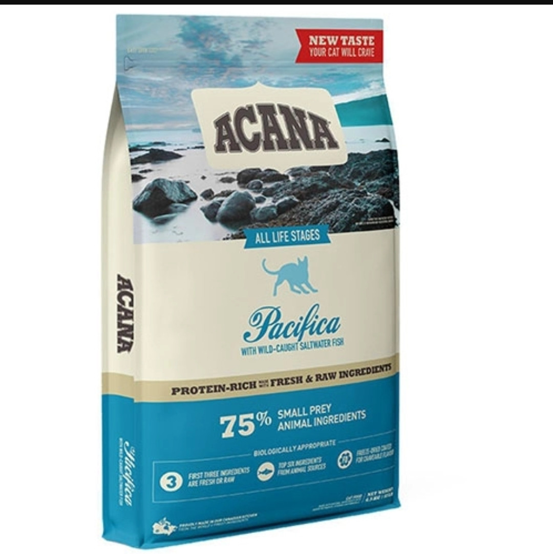 

Сухой корм Acana Pacifica Cat (Акана) для кошек всех пород и возрастов с тихоокеанической рыбой 1.8 кг