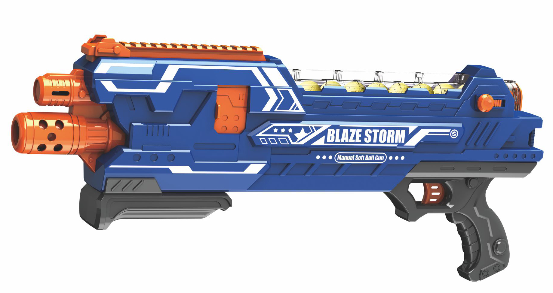 

Бластер Blaze Storm (12 шариков), Zecong Toys (12-63132)