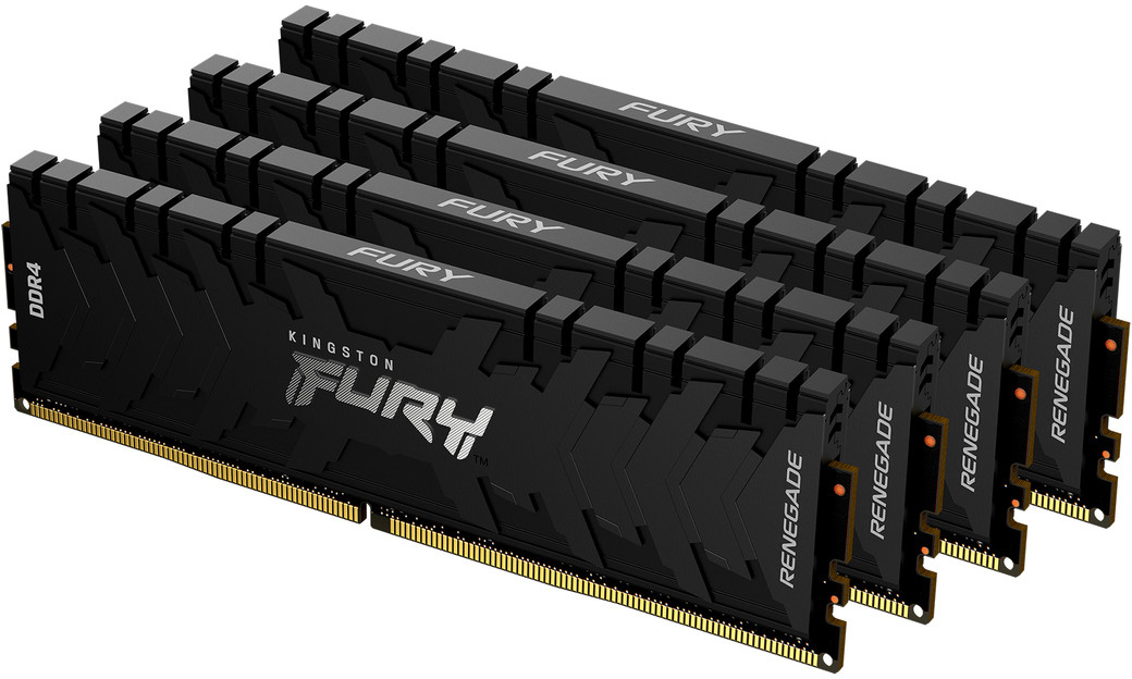 

Оперативная память Kingston Fury DDR4-3200 131072MB PC4-25600 (Kit of 4x32768) Renegade Black (KF432C16RBK4/128)