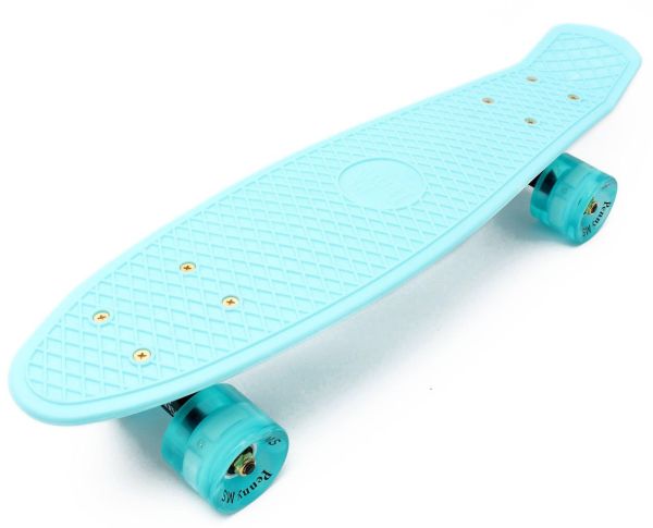 

Пенни Борд Penny Board PRO Светятся колеса Ligt Blue 54 см (zl-m116)