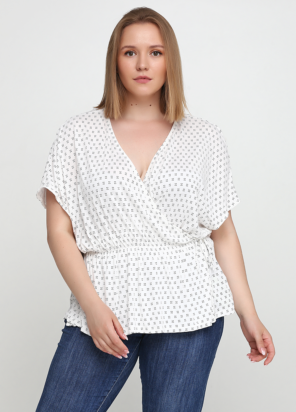 

Блузка H&M  Белый 0639273_04, Блузка H&M XS Белый 0639273_04