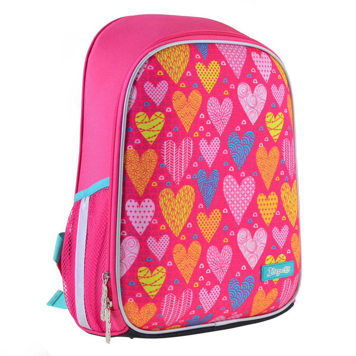 

Рюкзак школьный каркасный 1 Вересня H-27 "Sweet heart" 12 л 36х25х13 см Розовый