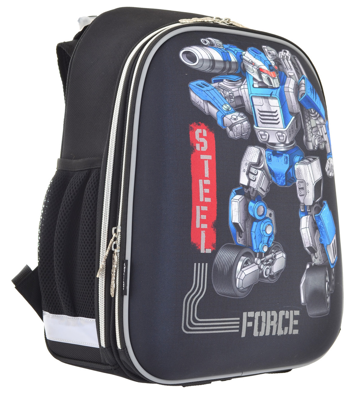 

Рюкзак ортопедчический каркасный 1 Вересня H-12 Steel Force 555950