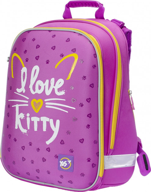 

Рюкзак каркасний ортопедичний YES H-12 I love kitty 558014
