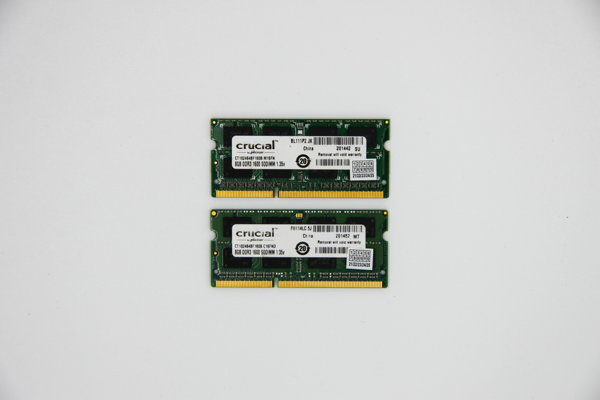 

Оперативная память Crucial SODIMM 16Gb (2*8Gb) DDR3L-1600MHz PC3L-12800 CL11 (ST102464BF160B) Refurbished