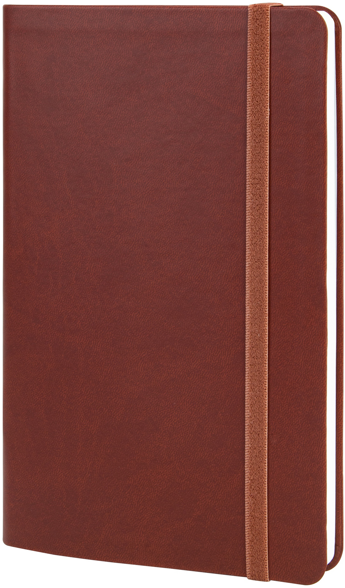 

Деловая записная книга Optima Vivella А5 256 страниц в линейку на резинке Коричневая (O27104-07)