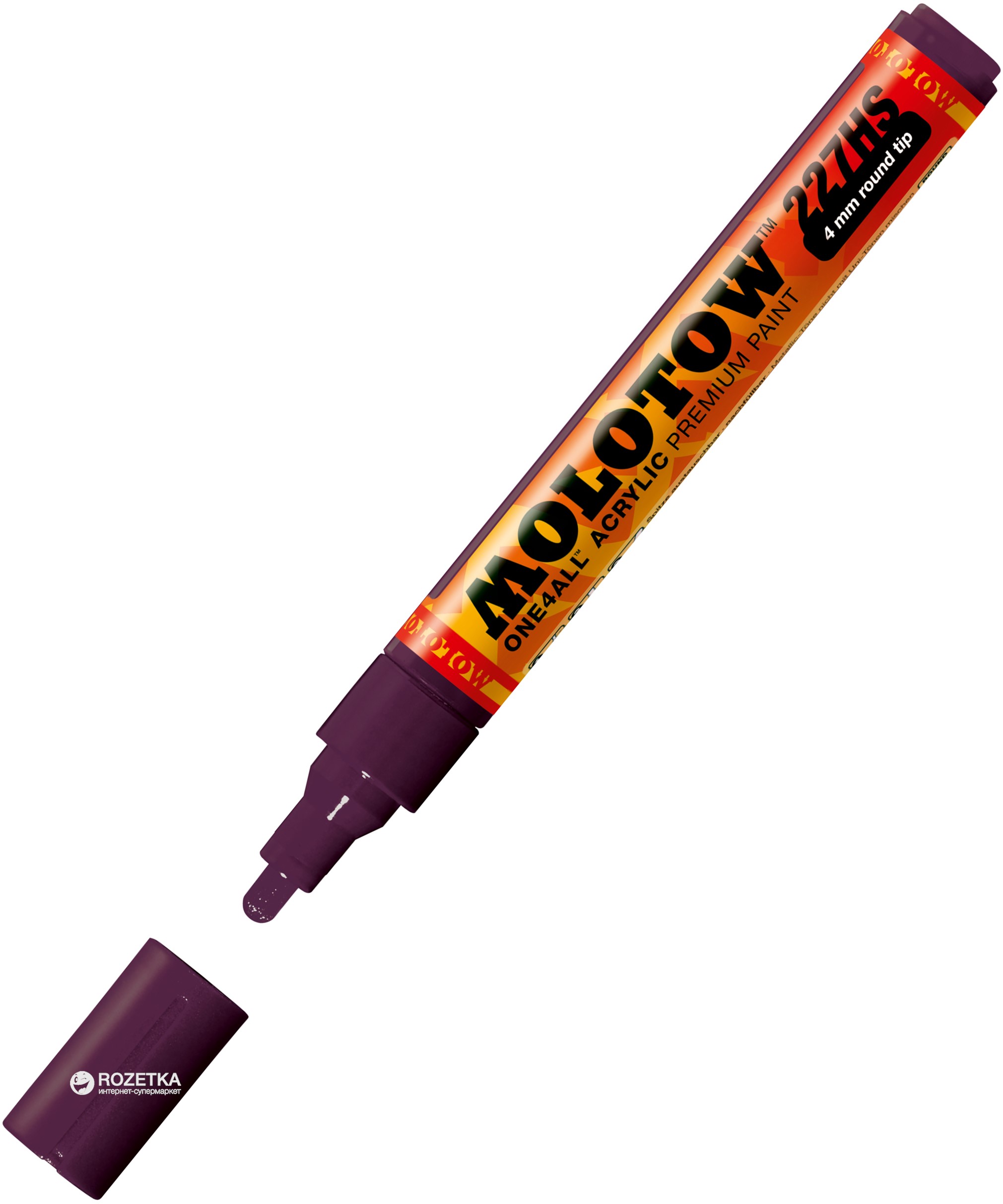 

Маркер акриловый Molotow One4All 227HS 4 мм Пурпурно-фиолетовый (MO227239)