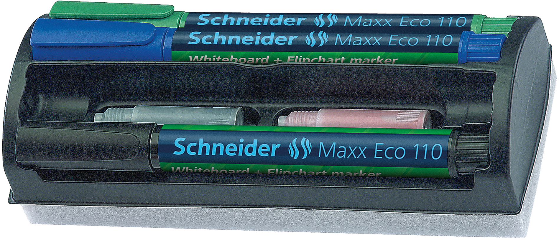

Набор маркеров для досок и флипчартов 4 шт Schneider Maxx 110 1-3 мм Цветные (S111098)