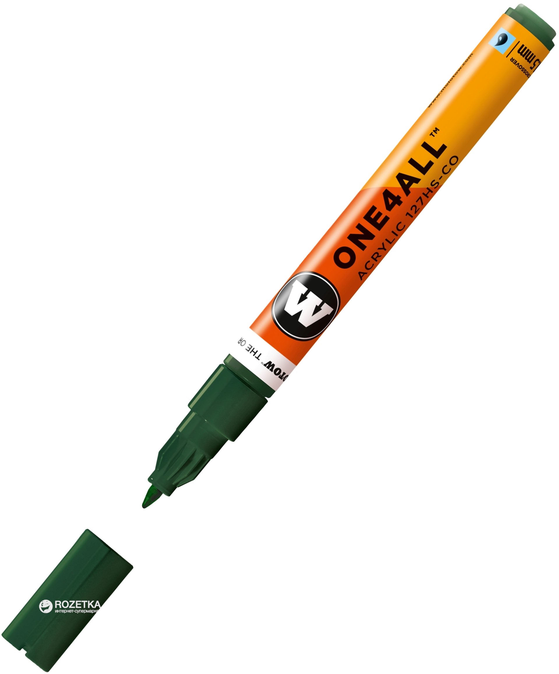 

Маркер акриловый Molotow One4All 127HS-CO 1.5 мм Темно-зеленый (MO127422)